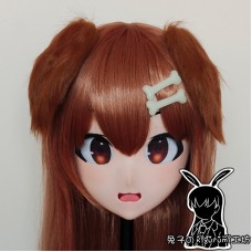 (RB1111)Full Head Quality Handmade Female/Girl Resin Japanese Anime Cartoon Character Misaka Cosplay Kigurumi Mask